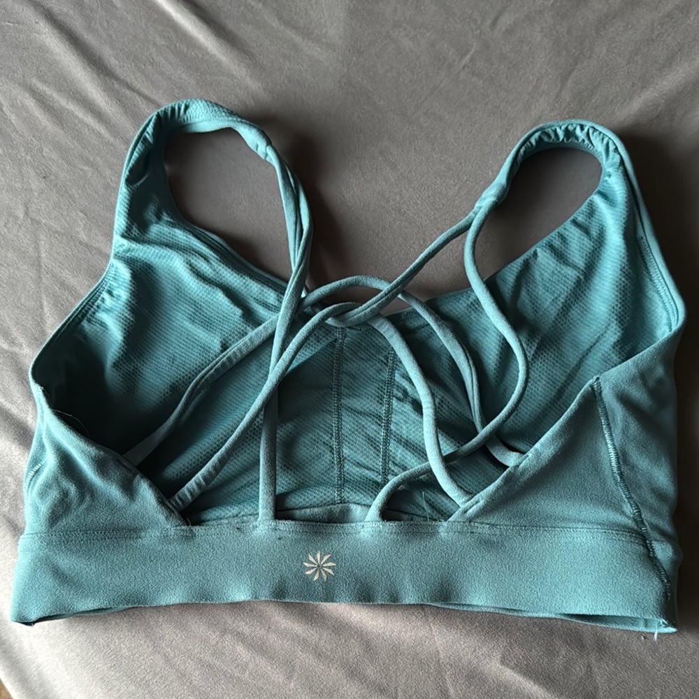 Athleta Solace Bra Borealis Green D-DD Small